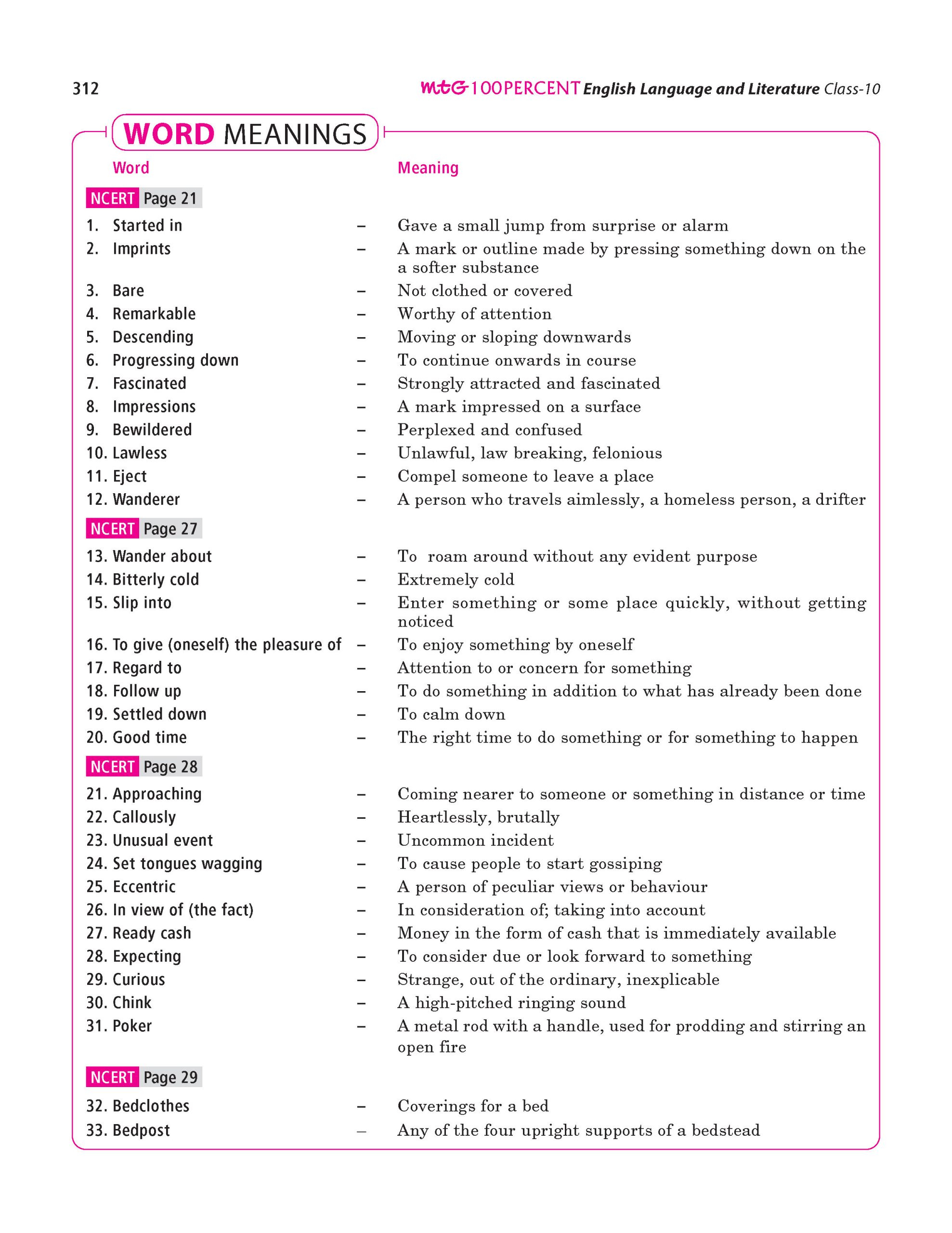 100 Percent NCERT and CBSE English Language and Literature Class 10 For 2026-27 Exam