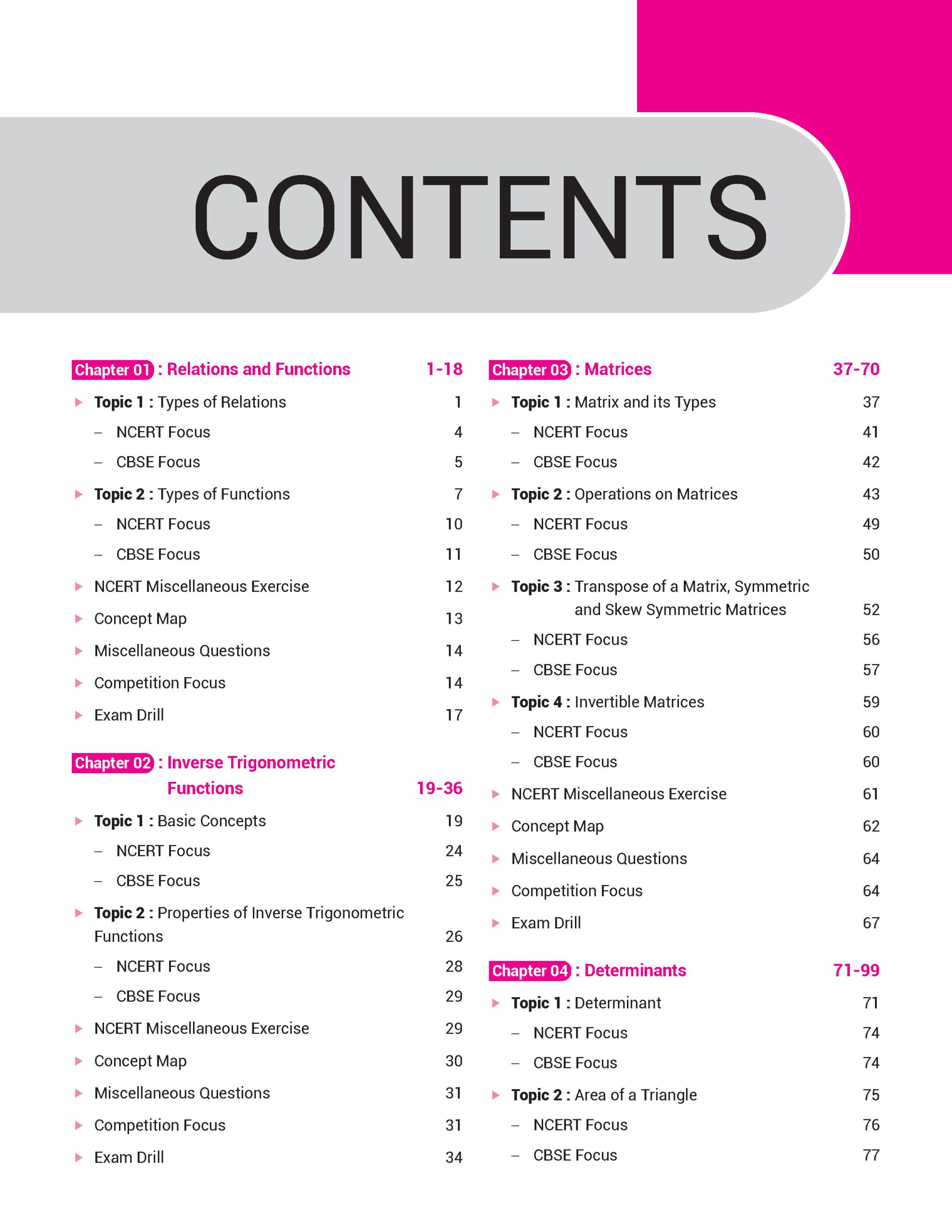 100 Percent NCERT & CBSE Mathematics Class 12 For 2026-27 Exam