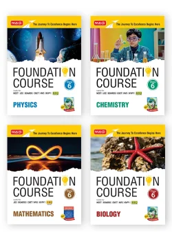 Foundation Course Class 6 Physics, Chemistry, Mathematics and Biology (Set of 4 Books)