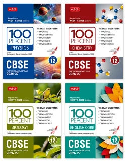 100 Percent NCERT and CBSE Physics, Chemistry, Biology, English Class 12 For 2026-27 Exam Combo
