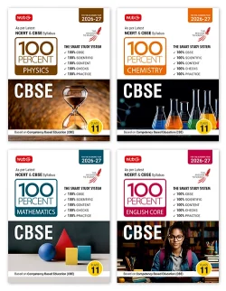 100 Percent NCERT and CBSE Physics, Chemistry, Mathematics, English Class 11 For 2026-27 Exam Combo
