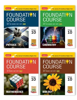 Foundation Course Class 10 Physics, Chemistry, Mathematics and Biology (Set of 4 Books)
