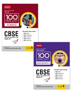100 Percent NCERT and CBSE Science, Mathematics Class 6 For 2026-27 Exam combo