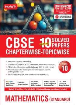 CBSE 10 Years (2026-2017) Chapterwise Topicwise Solved Papers Class 10 Mathematics Standard Book - CBSE Champion For 2027 Exam | Video Solution of PYQs