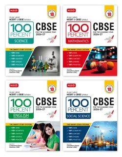 100 Percent NCERT and CBSE Science, Mathematics, English and Social-Science Class 10 For 2026-27 Exam Combo