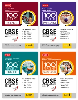 100 Percent NCERT and CBSE Science, Mathematics, English and Social-Science Class 6 For 2026-27 Exam combo