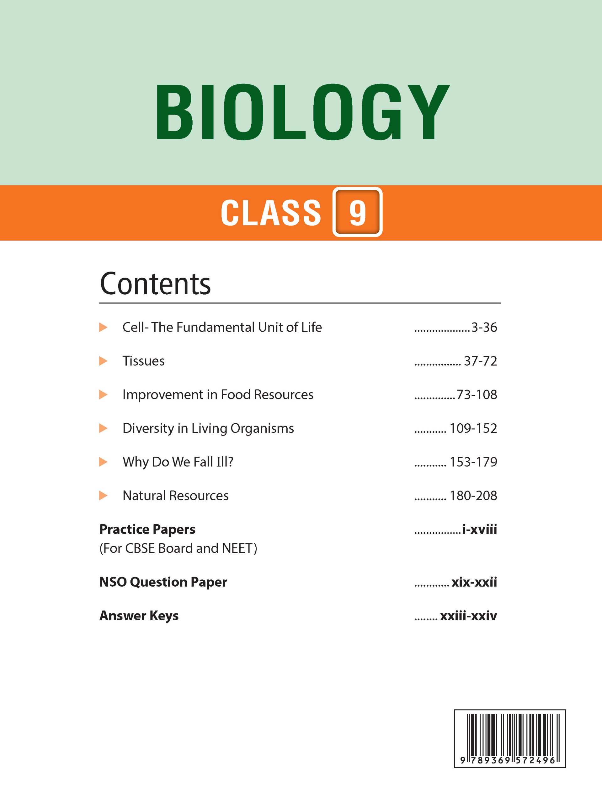 Foundation Course Class 9 Biology For NEET, IIT-JEE, CUET and Boards Exams (Edition 2026-2027)