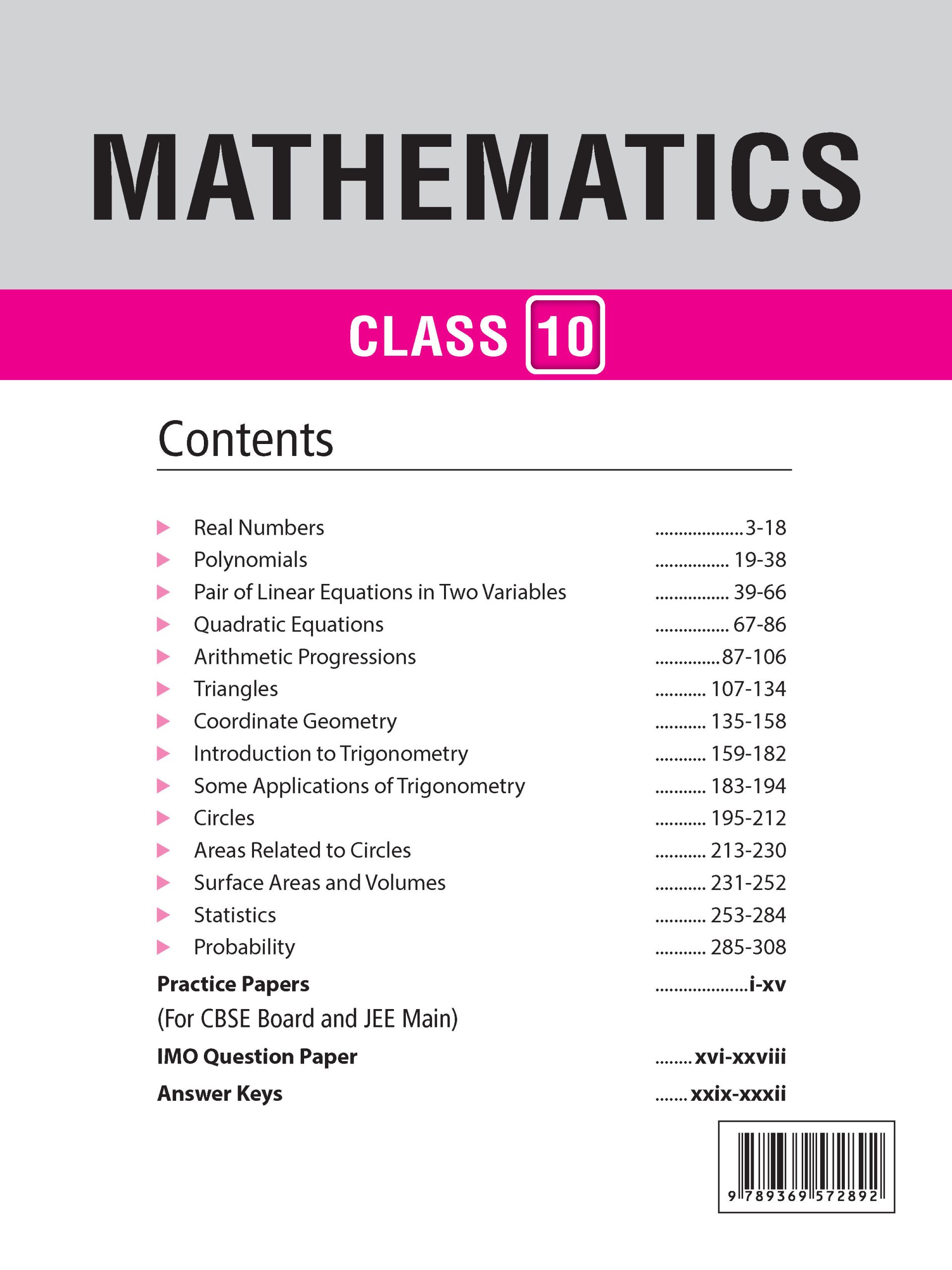 Foundation Course Class 10 Physics, Chemistry, Mathematics and Biology (Set of 4 Books)