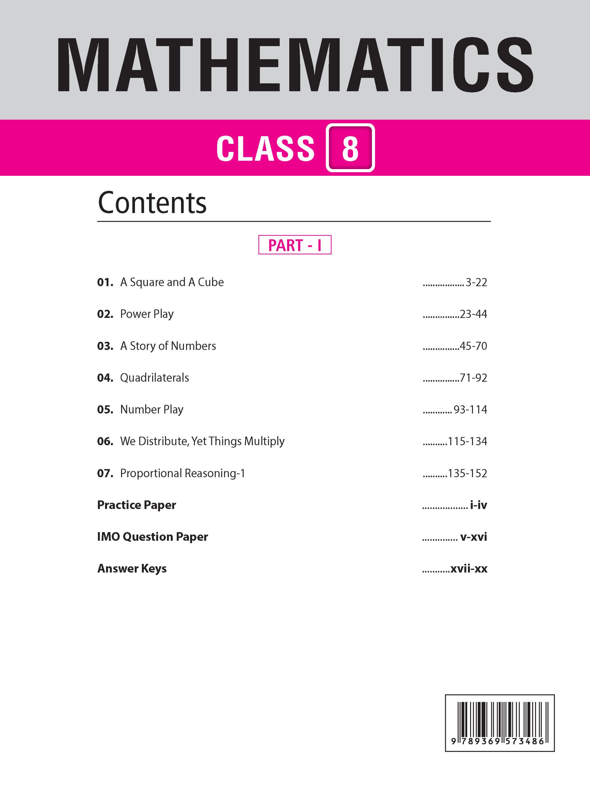 Foundation Course Class 8 Physics, Chemistry, Mathematics Part 1 and Biology (Set of 4 Books)