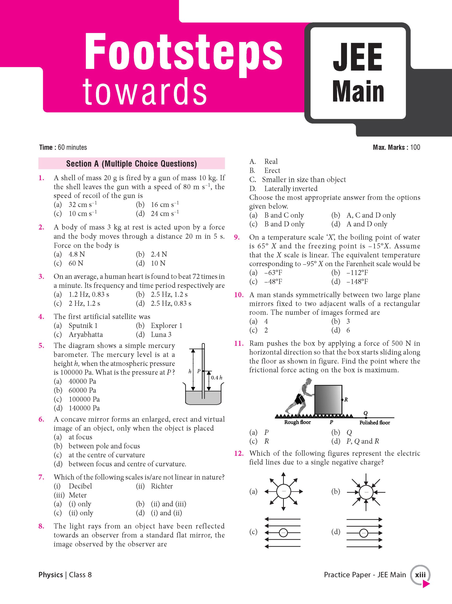 Foundation Course Class 8 Physics For NEET, IIT-JEE, CUET and Boards Exams (Edition 2026-2027)