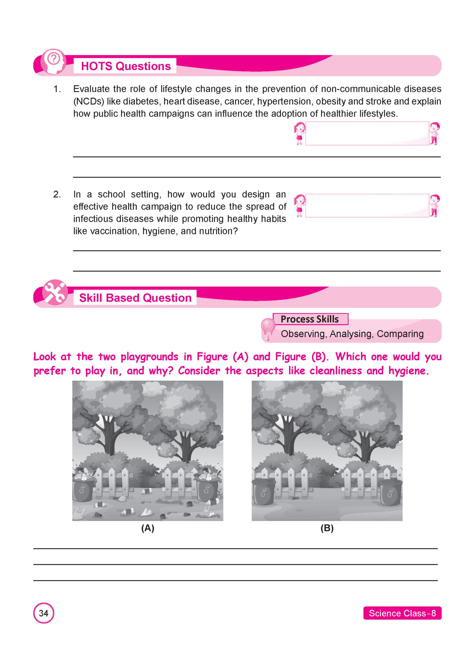 Class 8 Science Practice-cum-Workbook with NEP Guidelines