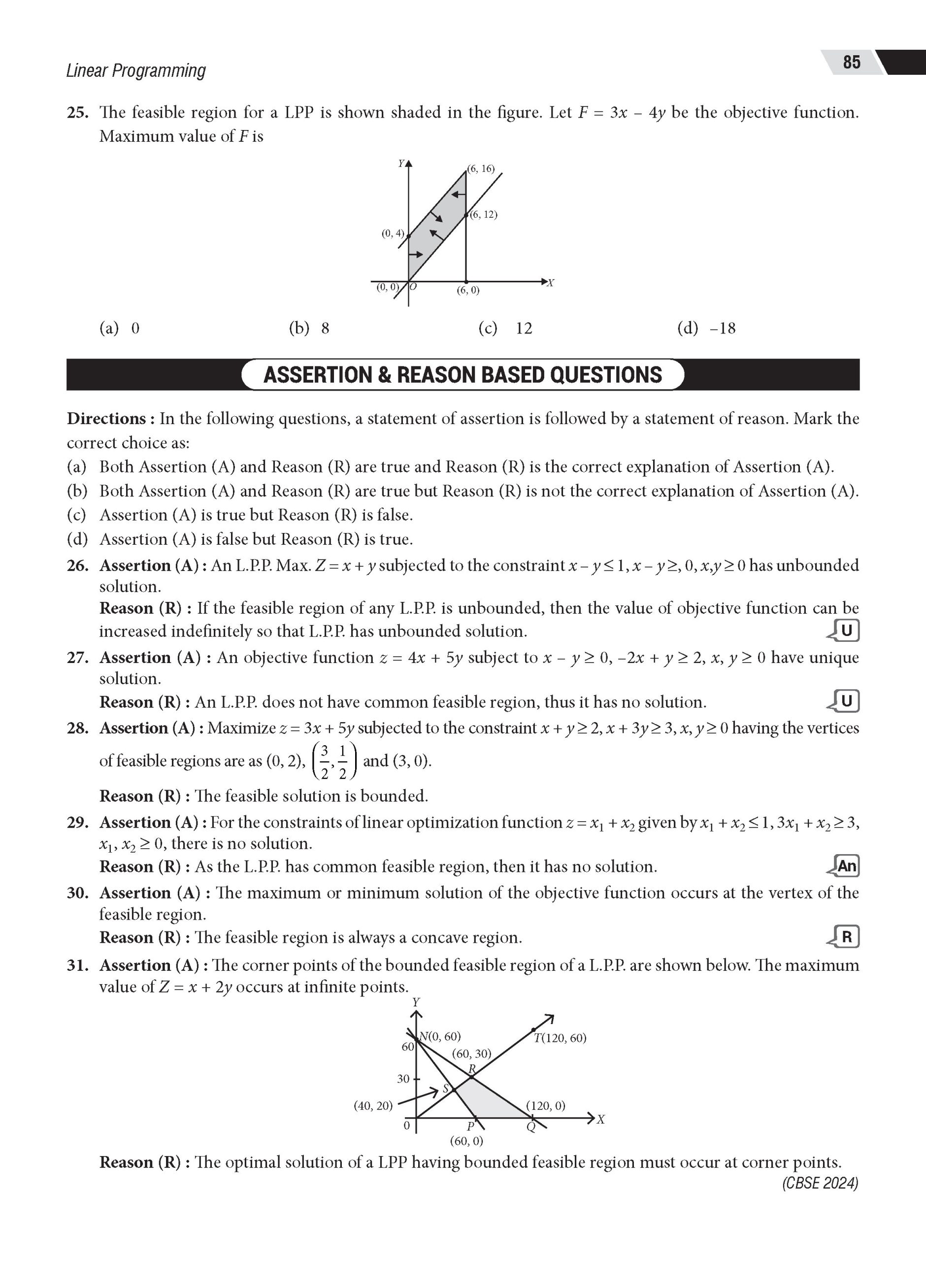 Score More Case Study Chapter wise Practice Questions Maths Class-12
