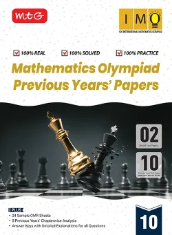 IMO Class-10 Olympiad 10 Previous Years Papers (2025-2021 Set A and B) Science with Sample OMR Sheet For 2026-27 Exam