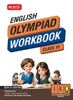 Class 10 International English Olympiad (IEO) Workbook For 2026-27 Exam