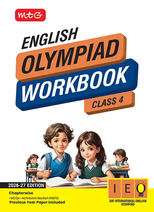 Class 4 International English Olympiad (IEO) Workbook For 2026-27 Exam