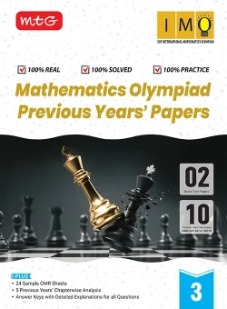 IMO Class-3 Olympiad 10 Previous Years Papers (2025-2021 Set A and B) Mathematics with Sample OMR Sheet For 2026-27 Exam