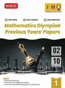 IMO Class-1 Olympiad 10 Previous Years Papers (2025-2021 Set A and B) Mathematics with Sample OMR Sheet For 2026-27 Exam - Physical