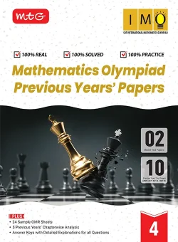 IMO Class-4 Olympiad 10 Previous Years Papers (2025-2021 Set A and B) Mathematics with Sample OMR Sheet For 2026-27 Exam
