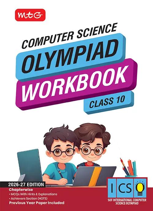 Class 10 International Computer Science Olympiad (ICSO) Workbook for 2026-27 Exam