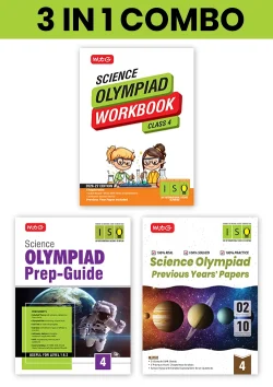 Class 4 International Science Olympiad (ISO) Workbook, Prep-Guide and Previous Years Papers (PYQs) with Mock Test Paper - SOF Olympiad Books For 2026-27 Exam (3 IN 1 COMBO)