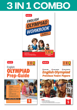 Class 5 International English Olympiad (IEO) Workbook, Prep-Guide and Previous Years Papers (PYQs) (3 IN 1 COMBO) For 2026-27 Exam