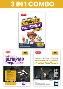 Class 10 International Mathematics Olympiad (IMO) Workbook, Prep-Guide and Previous Years Papers (PYQs) with Mock Test Paper - SOF Olympiad Books For 2026-27 Exam (3 IN 1 COMBO)