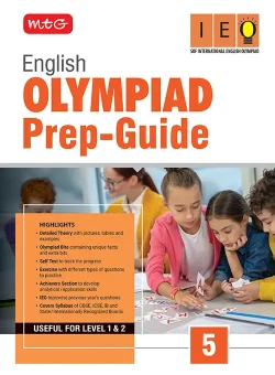 Class 5 Olympiad Prep-Guide (OPG) English (IEO) - Detailed Theory, Self Test  For SOF 2026-27 Exam