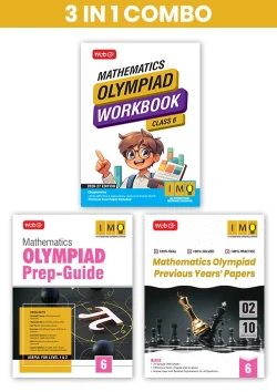 Class 6 International Mathematics Olympiad (IMO) Workbook, Prep-Guide and Previous Years Papers (PYQs) with Mock Test Paper - SOF Olympiad Books For 2026-27 Exam (3 IN 1 COMBO)