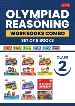 Class 2 ISO-IMO-IEO-ICSO-IGKO Olympiad Workbook and Reasoning Book Combo For 2026-27 Exam (Set of 6 Books)