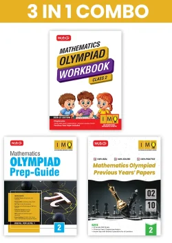 Class 2 International Mathematics Olympiad (IMO) Workbook, Prep-Guide and Previous Years Papers (PYQs) with Mock Test Paper - SOF Olympiad Books For 2026-27 Exam (3 IN 1 COMBO)