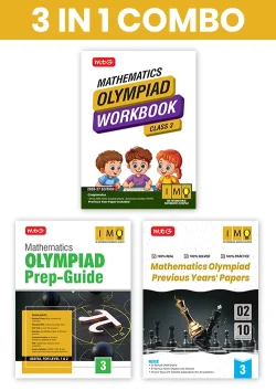 Class 3 International Mathematics Olympiad (IMO) Workbook, Prep-Guide and Previous Years Papers (PYQs) with Mock Test Paper - SOF Olympiad Books For 2026-27 Exam (3 IN 1 COMBO)