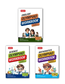 Class-6 ISO-IMO-IEO (Science, Mathematics and English) Olympiad Workbook Combo For 2026-27 Exam