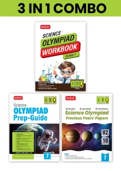 Class 7 International Science Olympiad (ISO) Workbook, Prep-Guide and Previous Years Papers (PYQs) with Mock Test Paper - SOF Olympiad Books For 2026-27 Exam (3 IN 1 COMBO)
