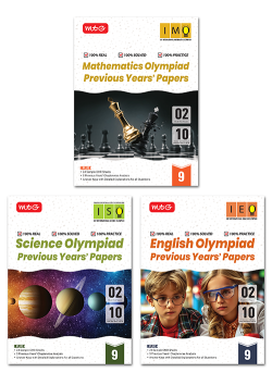 IMO-ISO-IEO Class-9 Olympiad Previous Years Papers (2025-2021 Set A and B) Mathematics, Science and English Combo Pack For 2026-27 Exam