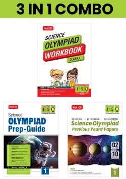 Class 1 International Science Olympiad (ISO) Workbook, Prep-Guide and Previous Years Papers (PYQs) with Mock Test Paper - SOF Olympiad Books For 2026-27 Exam (3 IN 1 COMBO)