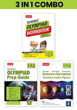 Class 2 International Science Olympiad (ISO) Workbook, Prep-Guide and Previous Years Papers (PYQs) with Mock Test Paper - SOF Olympiad Books For 2026-27 Exam (3 IN 1 COMBO)