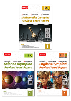 IMO-ISO-IEO Class-1 Olympiad Previous Years Papers (2025-2021 Set A and B) Mathematics, Science and English Combo Pack For 2026-27 Exam