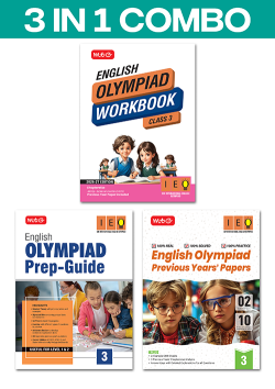 Class 3 International English Olympiad (IEO) Workbook, Prep-Guide and Previous Years Papers (PYQs) (3 IN 1 COMBO) For 2026-27 Exam