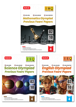IMO-ISO-IEO Class-4 Olympiad Previous Years Papers (2025-2021 Set A and B) Mathematics, Science and English Combo Pack For 2026-27 Exam