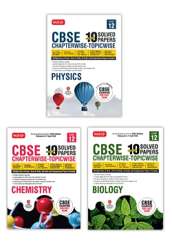 CBSE 10 Years (2026-2017) Chapterwise Topicwise Solved Papers Class 12 Physics, Chemistry and Biology (Set of 3 Books) - CBSE Champion For 2027 Exam | Video Solution of PYQs