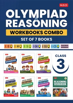 Class 3 ISO-IMO-IEO-ICSO-IGKO-ISSO Olympiad Workbook and Reasoning Book Combo For 2026-27 Exam (Set of 7 Books)