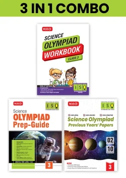 Class 3 International Science Olympiad (ISO) Workbook, Prep-Guide and Previous Years Papers (PYQs) with Mock Test Paper - SOF Olympiad Books For 2026-27 Exam (3 IN 1 COMBO)