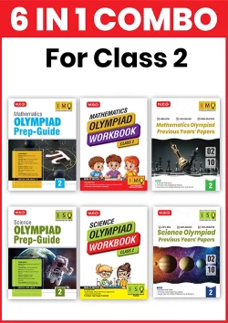 Class-2 (Mathematics and Science) IMO-ISO Olympiad Workbook, Prep-Guide and Previous Years Papers (PYQs) - For 2026-27 Exam (6 IN 1 COMBO)