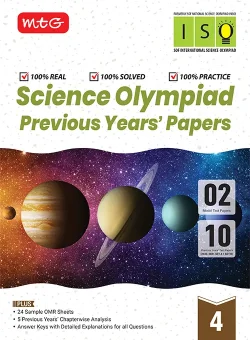 ISO Class-4 Olympiad 10 Previous Years Papers (2025-2021 Set A and B) Science with Sample OMR Sheet For 2026-27 Exam - Physical