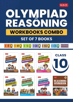 Class 10 ISO-IMO-IEO-ICSO-IGKO-ISSO Olympiad Workbook and Reasoning Book Combo For 2026-27 Exam (Set of 7 Books)
