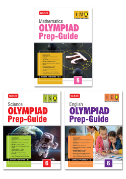 Class-6 Olympiad Prep-Guide Mathematics, Science and English (OPG Combo Pack) For SOF 2026-27 Exam
