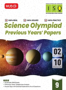 ISO Class-9 Olympiad 10 Previous Years Papers (2025-2021 Set A and B) Science with Sample OMR Sheet For 2026-27 Exam