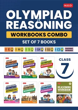 Class 7 ISO-IMO-IEO-ICSO-IGKO-ISSO Olympiad Workbook and Reasoning Book Combo For 2026-27 Exam (Set of 7 Books)