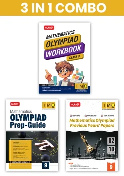 Class 9 International Mathematics Olympiad (IMO) Workbook, Prep-Guide and Previous Years Papers (PYQs) with Mock Test Paper - SOF Olympiad Books For 2026-27 Exam (3 IN 1 COMBO)