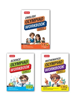Class-8 ISO-IMO-IEO (Science, Mathematics and English) Olympiad Workbook Combo For 2026-27 Exam